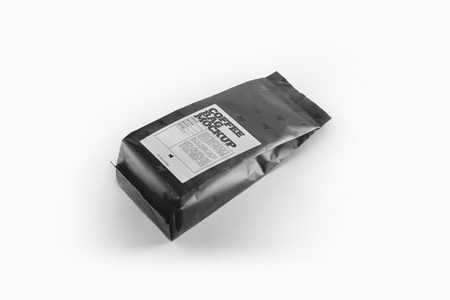咖啡豆袋装外观设计样机 Coffee Bag Packaging Mockup插图(10)