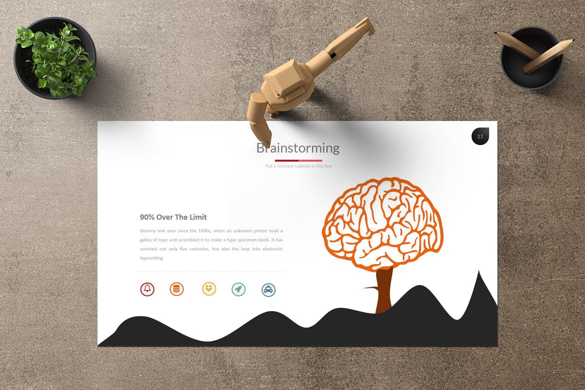 宽屏设计多行业适用解决方案PPT模板 Nine  – Powerpoint Template插图(2)