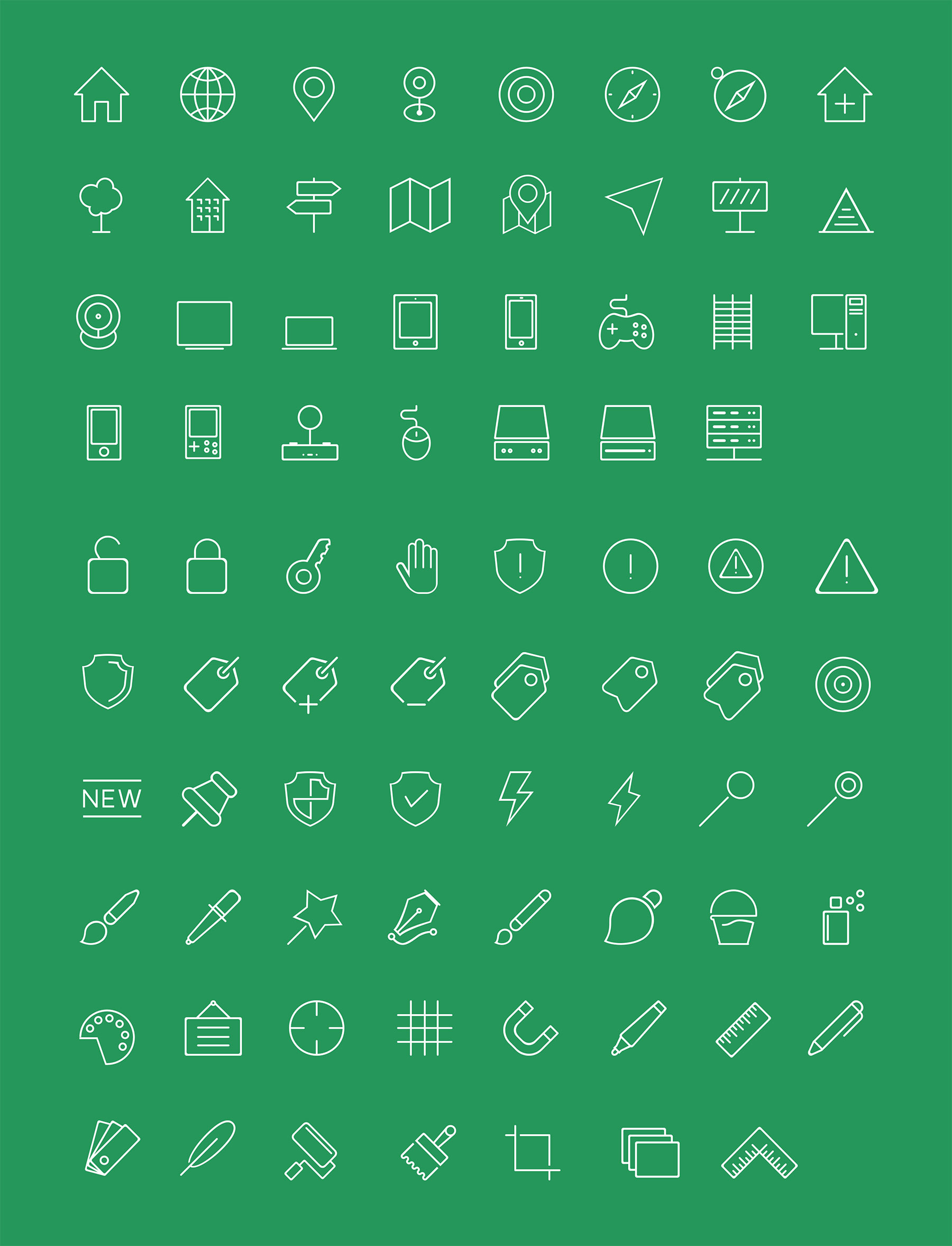 Mirrored Icon Set
