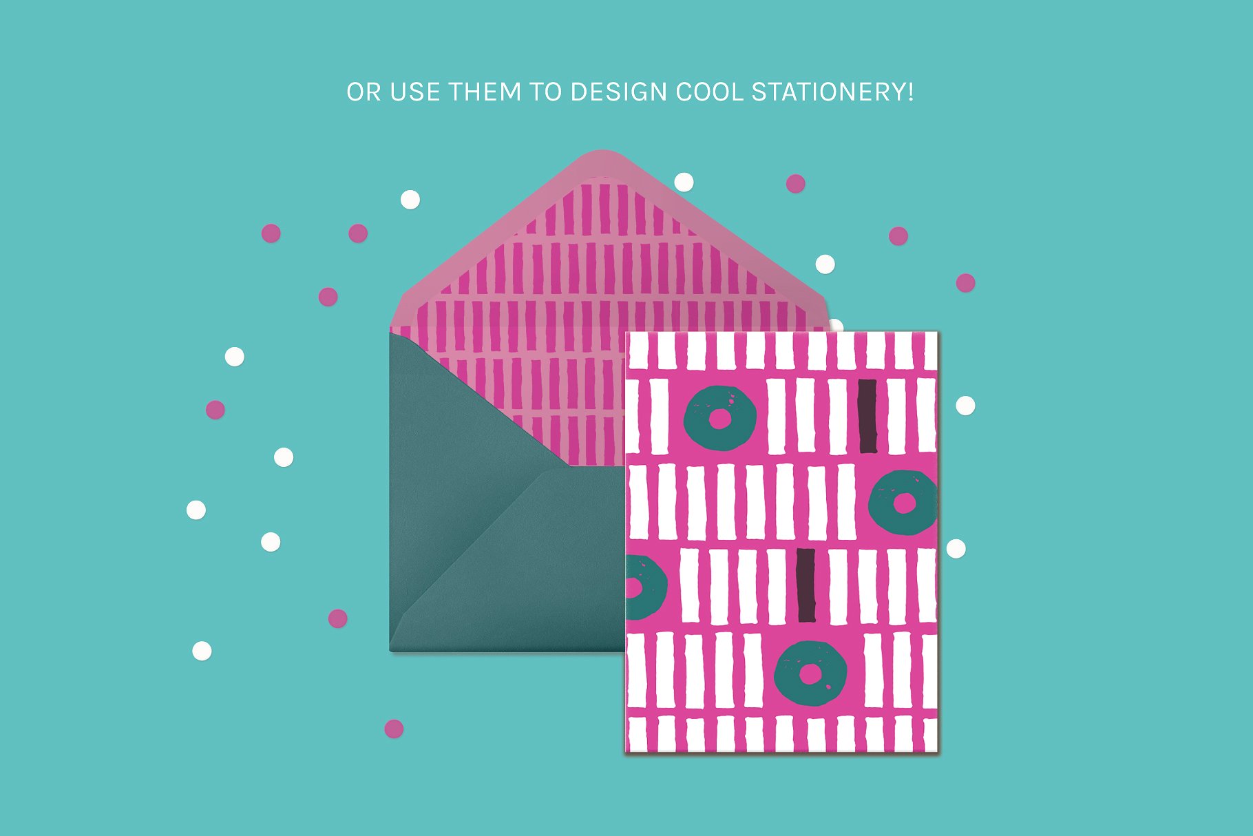 手绘几何图案无缝纹理 Geometric Rhythm | Boards + Patterns插图(3)