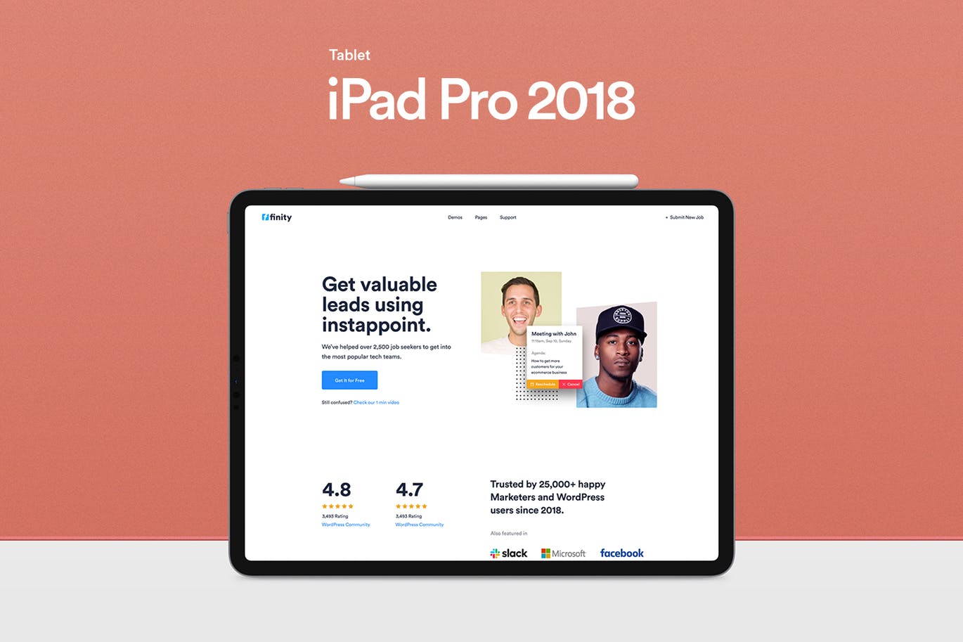 响应式网站设计效果图预览样机 Responsive Device Mockup 01插图(1)