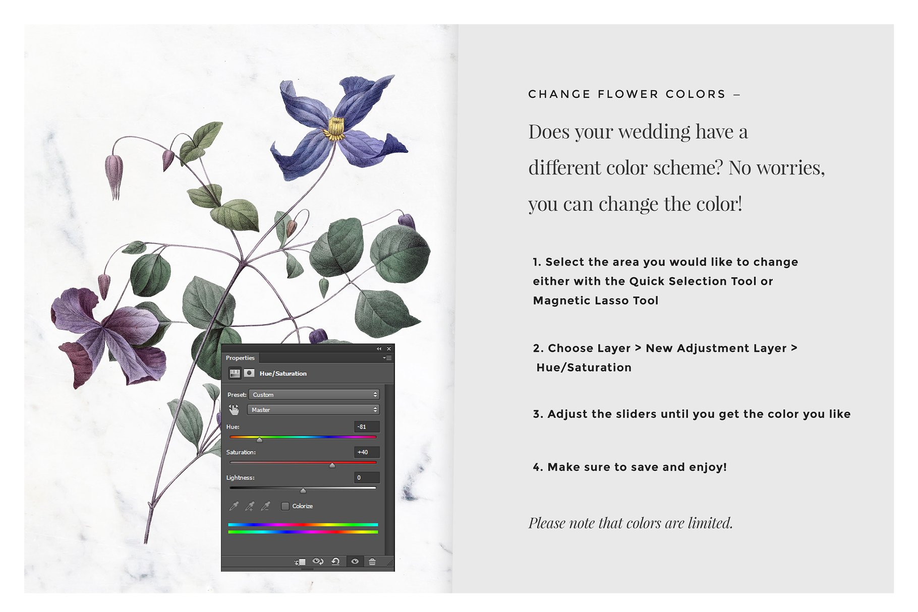 现代皇室花卉风格婚礼设计套件 Modern Laurel P.2 Wedding Collection插图(4)