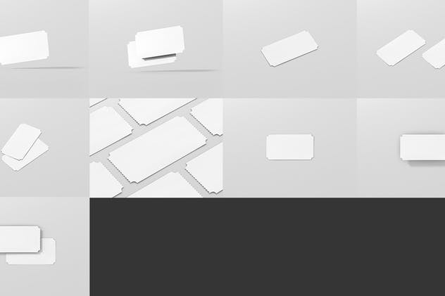 小尺寸活动门票/入场券样机模板 Event Ticket Mockup – Small Size插图(11)