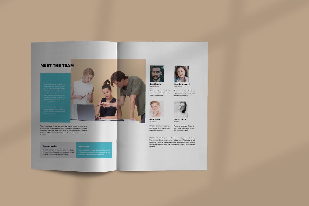 高品质的时尚高端多用途的企业宣传册品牌手册画册房地产楼书杂志设计模板插图(4)