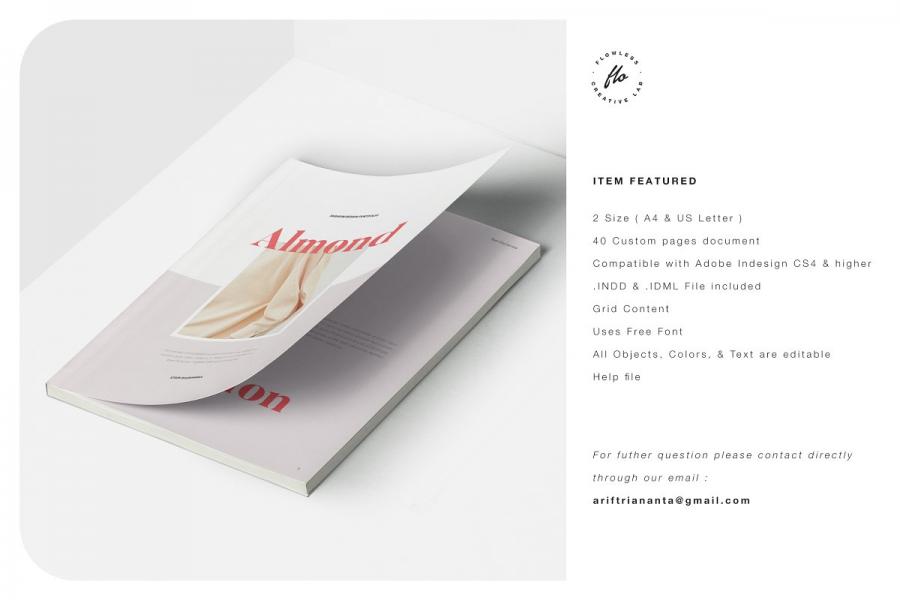 杏仁色时装设计图册模板插图(3)