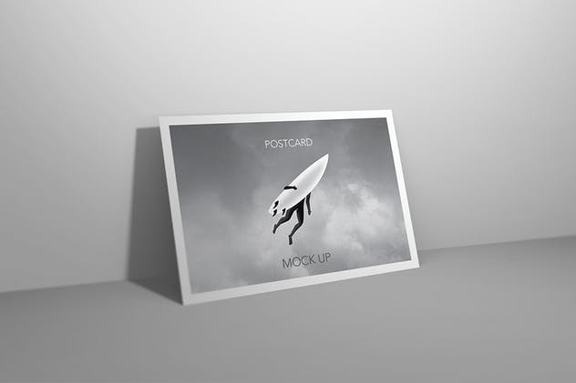 简约的明信片/邀请函/传单样机 Postcard / Invitation / Flyer Mock-up插图(5)