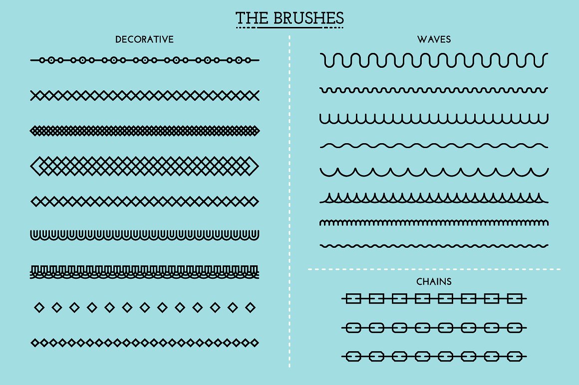 实验室物品线条图形AI笔刷&纹理 Single Weight Line Art Lab插图(11)