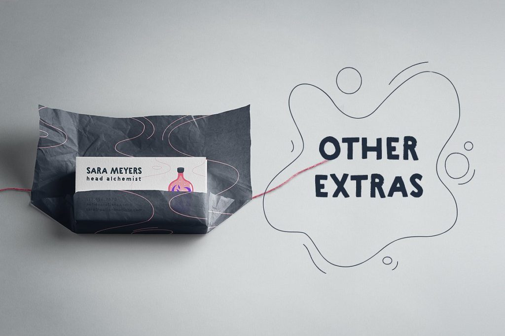 手绘炼金术师的魔法瓶系列矢量素材下载[ai,png]插图(2)