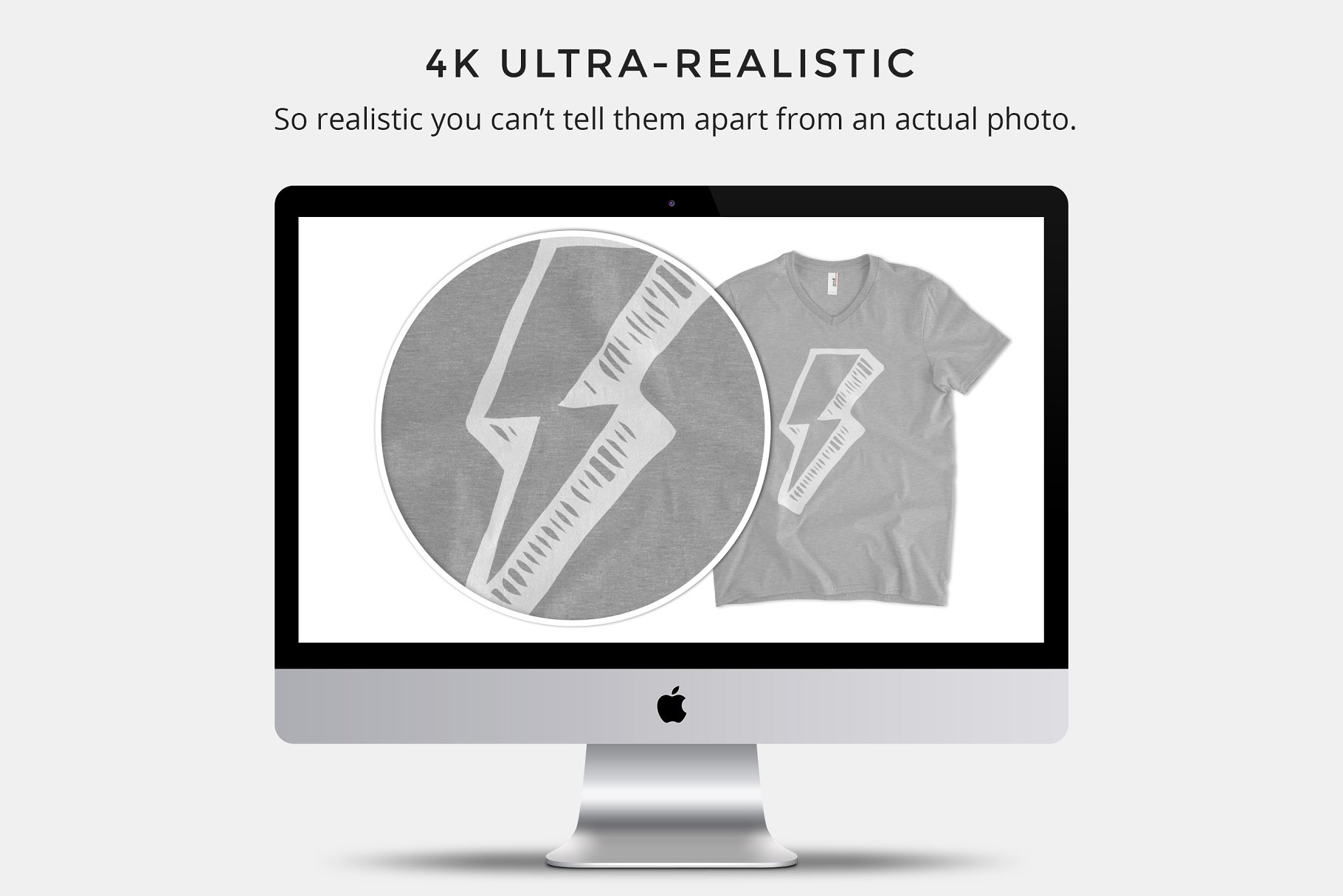 V领T恤样机模板 Anvil 982 Lightweight V-Neck T-Shirt插图(2)