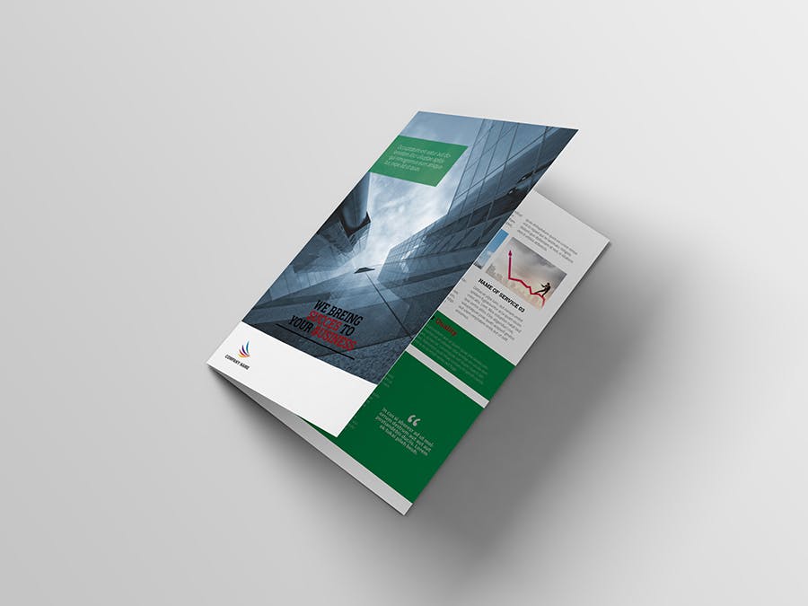 高品质的房地产两折页海报宣传单DM设计模板插图(6)