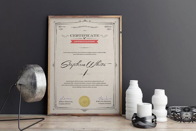 多用途文凭证书/授权证书模板 Multipurpose Certificates III插图(1)