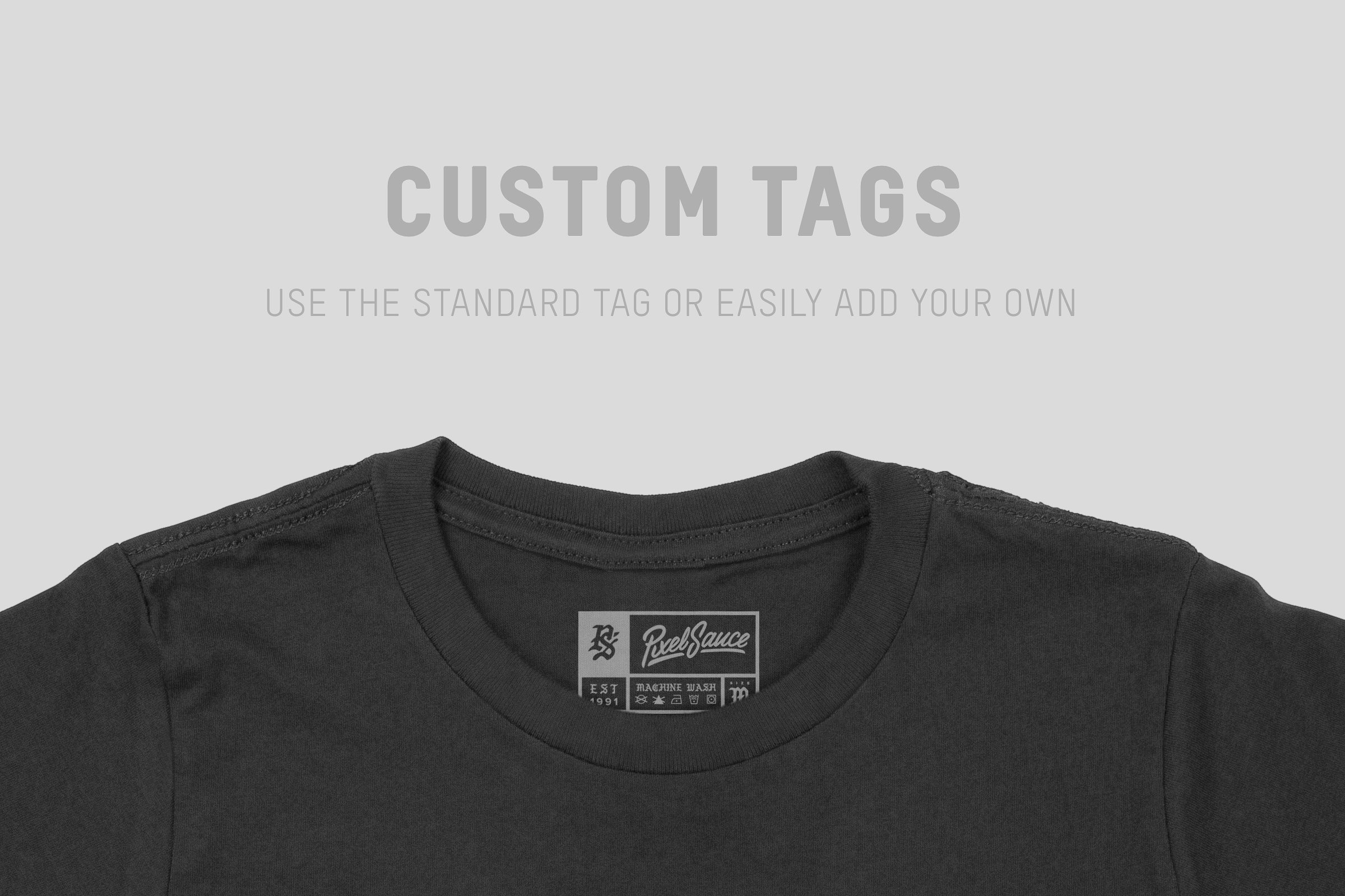 男士棉质短袖T恤服装样机 Next Level 3310 Boy’s Cotton T-Shirt插图(6)