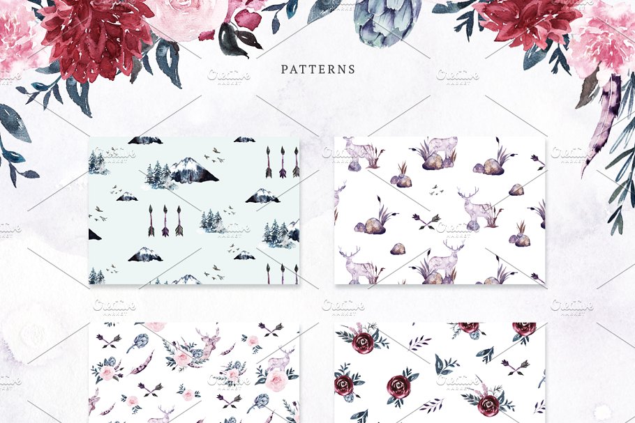 幽灵风格森林动物设计素材[1.11GB] Animals of the Ghost Forest插图(8)