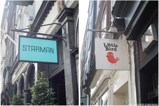 店铺店招广告牌店招样机 Shop sign mockups 1插图(3)