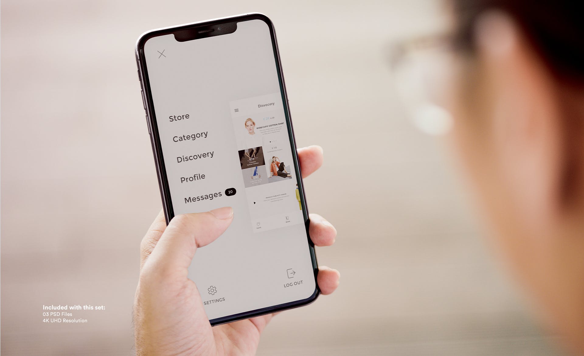 手持iPhone 11手机屏幕演示素材库精选样机模板 iPhone 11 Mockups插图(2)