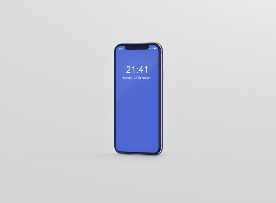 逼真材质iPhone X高端手机屏幕预览素材库精选样机PSD模板 iPhone X Mockup插图(1)