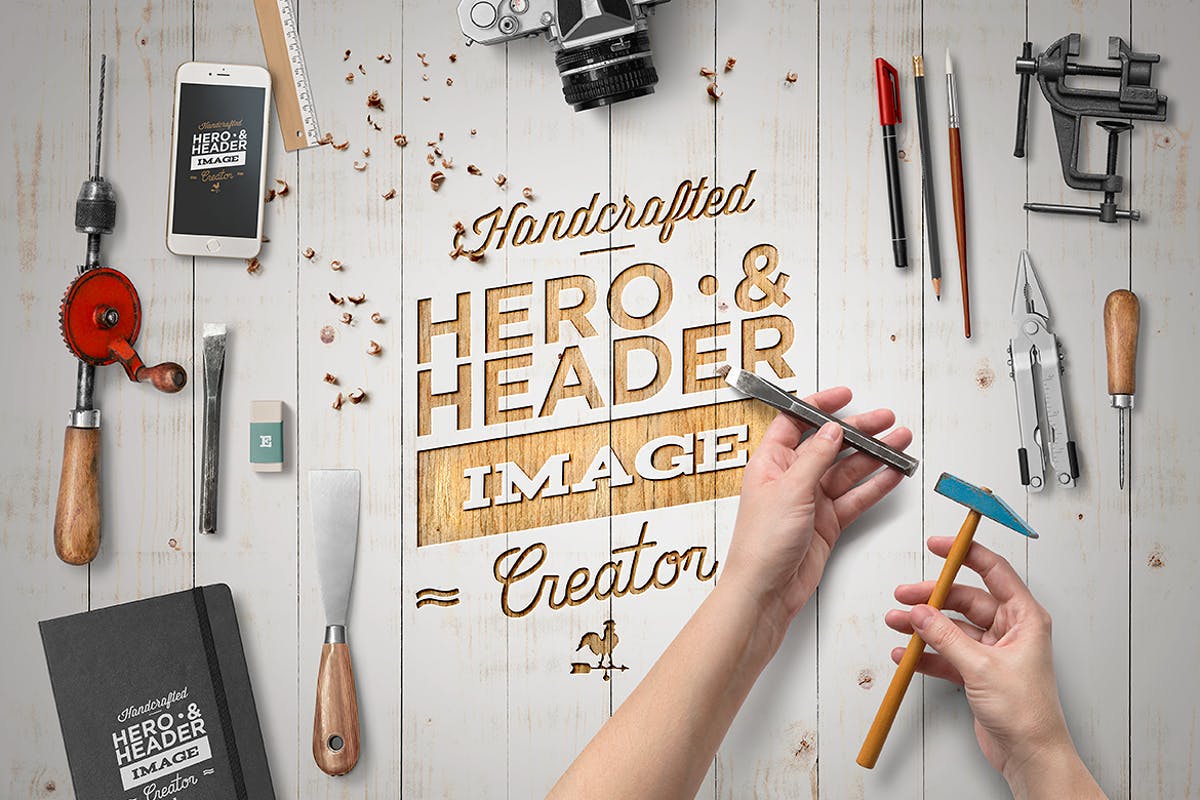 创意作坊巨无霸场景样机模板合集 Hero Image Scene Creator / Mock-Up插图