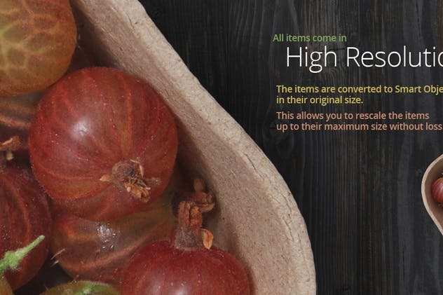 巨无霸水果食品场景样机生成器 Kitchen Scene Gen. – Fruits插图(3)