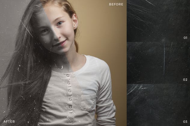 30款尘埃和划痕照片效果处理叠层纹理 30 Dust & Scratch Overlay Textures插图(4)