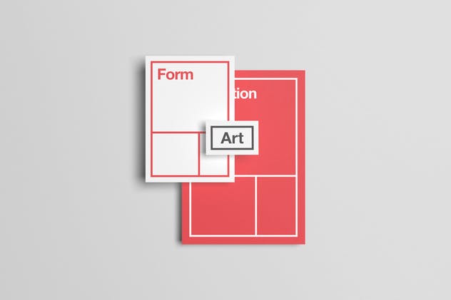 高品质浮动信纸/企业名片样机 Floating Stationery Mock-Up插图(12)