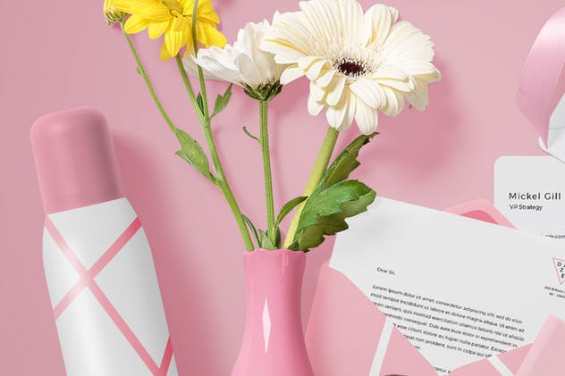 高级办公文具场景品牌VI设计展示样机 Premium Stationery Mockup Scenes插图(4)