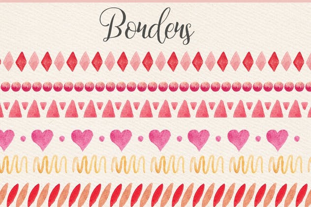 水彩花卉/植物元素设计套装 Watercolor Floral Design Kit插图(3)