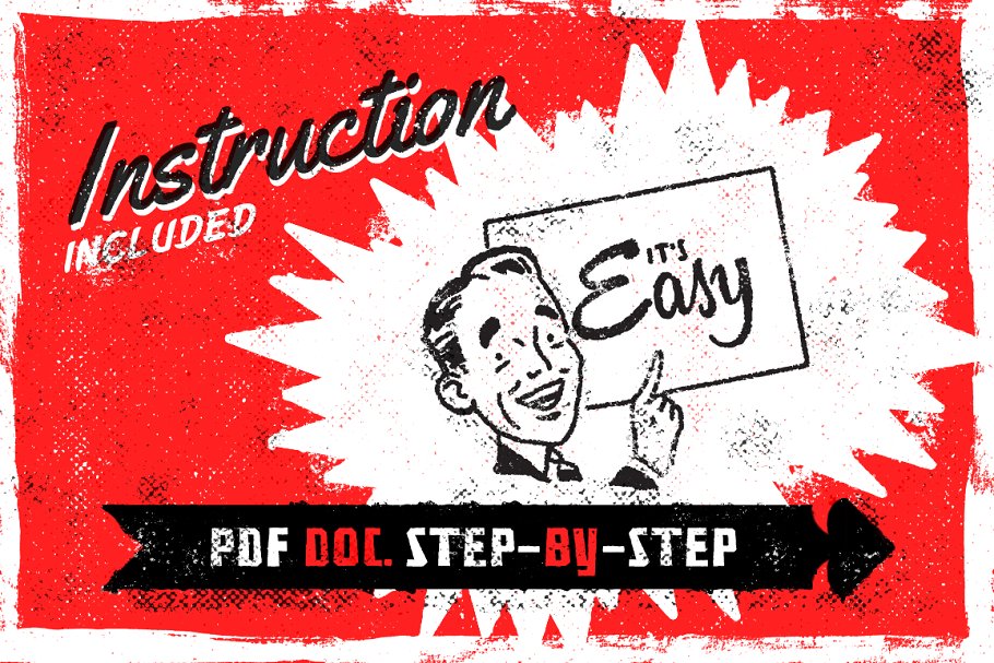 85款颗粒&半色调墨水纹理 85 Ink Textures插图(6)