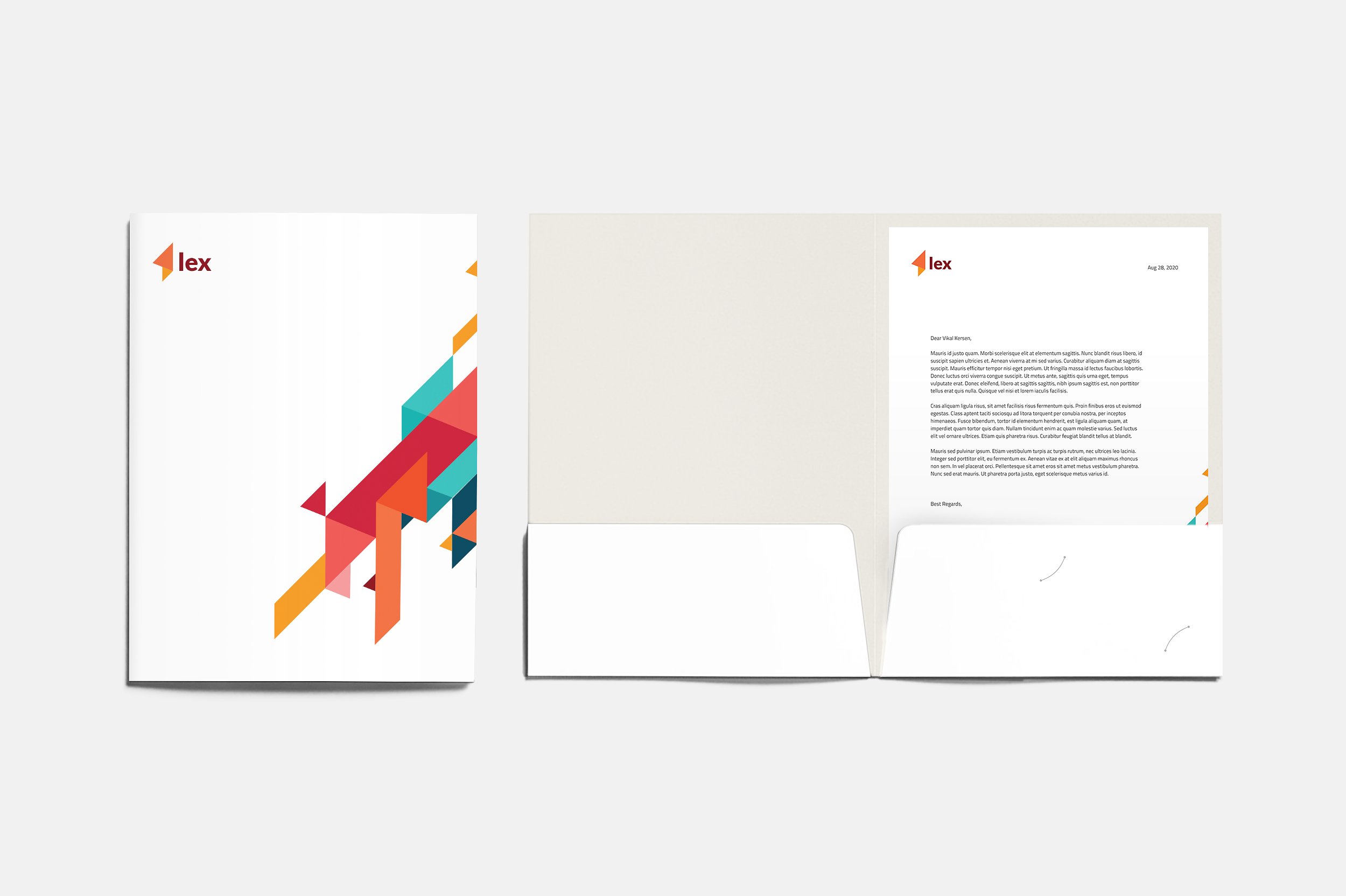 企业品牌形象VI设计模板下载 Lex Corporate Identity [indd]插图(5)