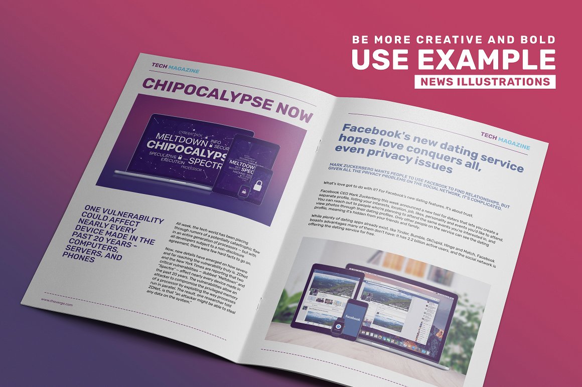 素材库下午茶：一批漂亮的响应式网页或平台UI设计展示场景组合样机下载 [PSD]插图(11)