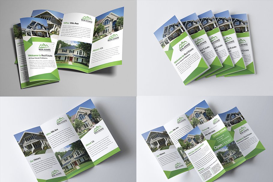 超级三折小册子模板合集 Trifold Brochure Big Bundle插图(7)