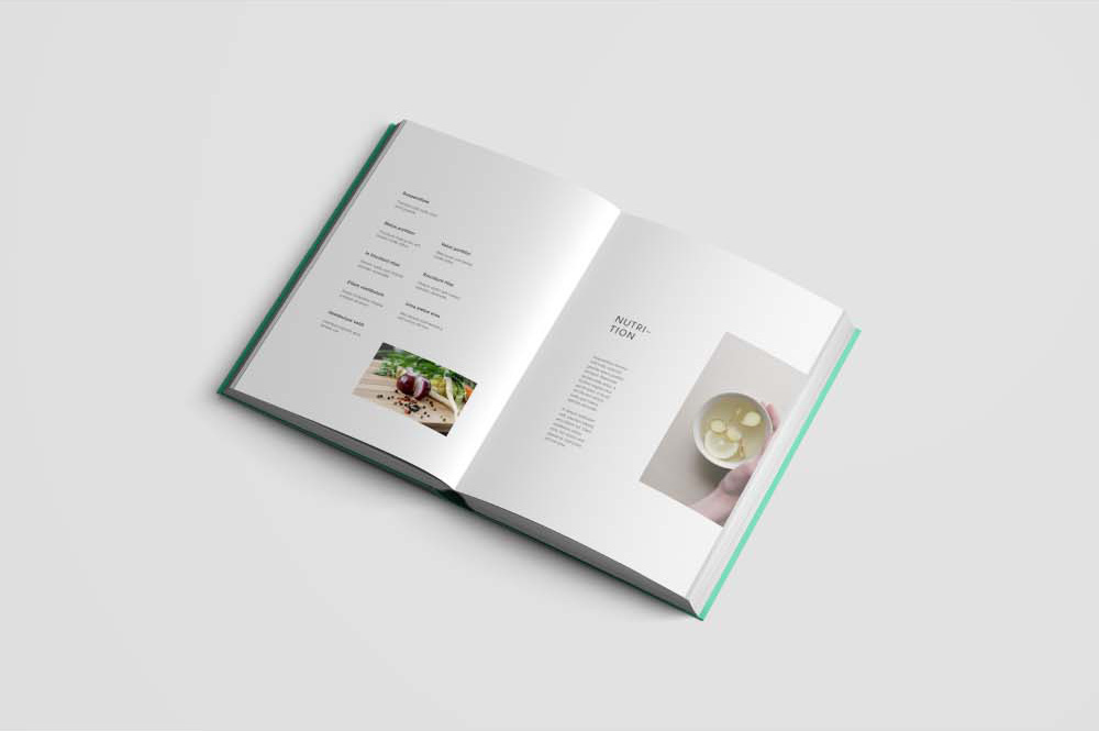 精装硬封图书封面＆内页版式设计效果图样机 Hardcover Book Mockup Photoshop插图(3)