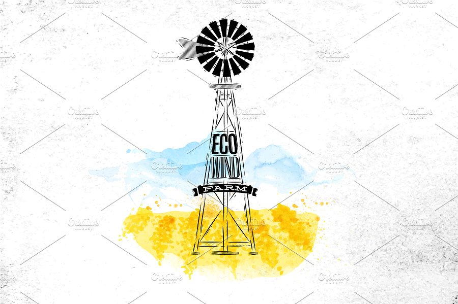 农场元素手绘插画 Farm Graphics插图(3)