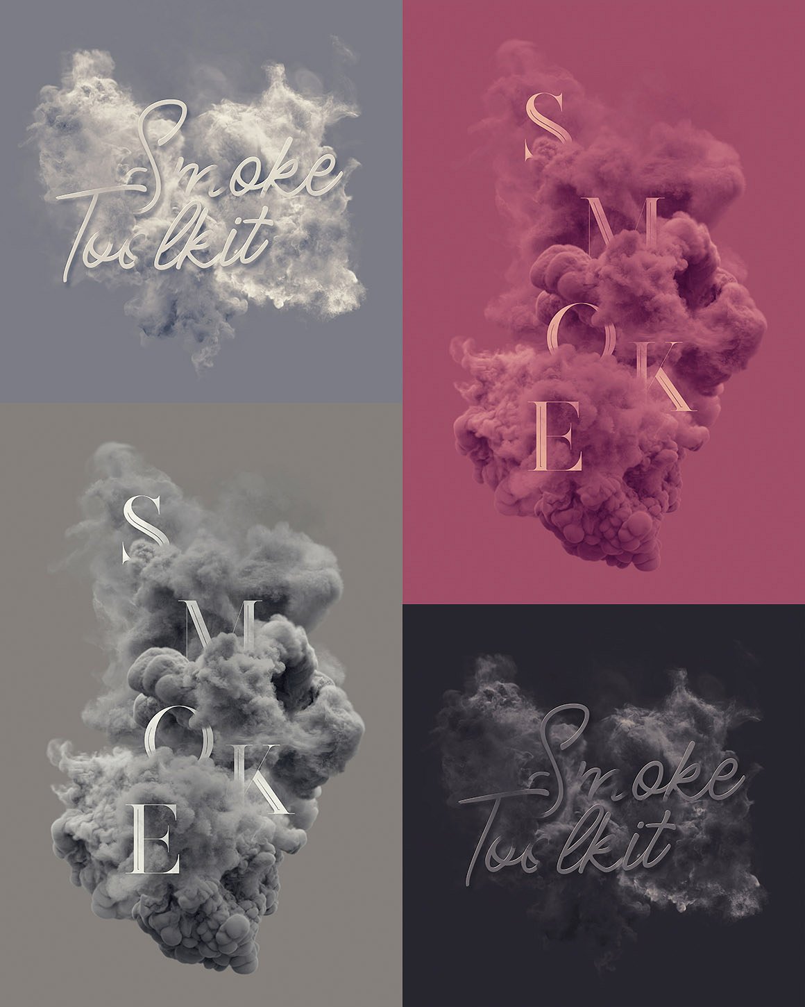 烟雾萦绕视觉特效PS素材大礼包[3.03GB] Smoke Toolkit 2插图(3)