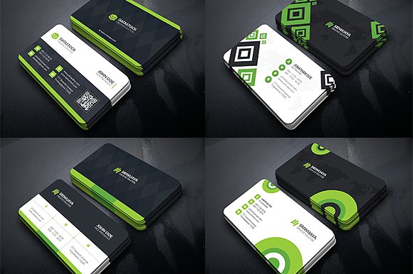 15个高端黑色商业商务风格名片设计模板插图(3)