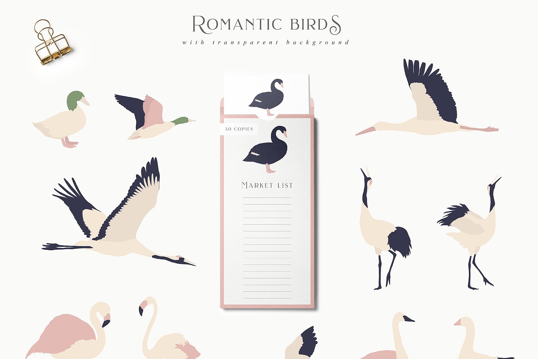 花家集-浪漫主题水彩设计素材包 Maison de Fleurs Collection插图(3)