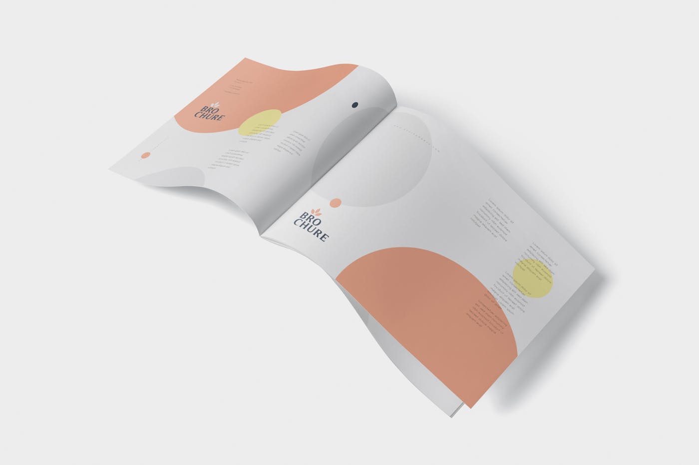 美国信纸尺寸横版杂志印刷效果图样机素材库精选 US Letter Landscape Brochure – Magazine Mockup set插图(1)