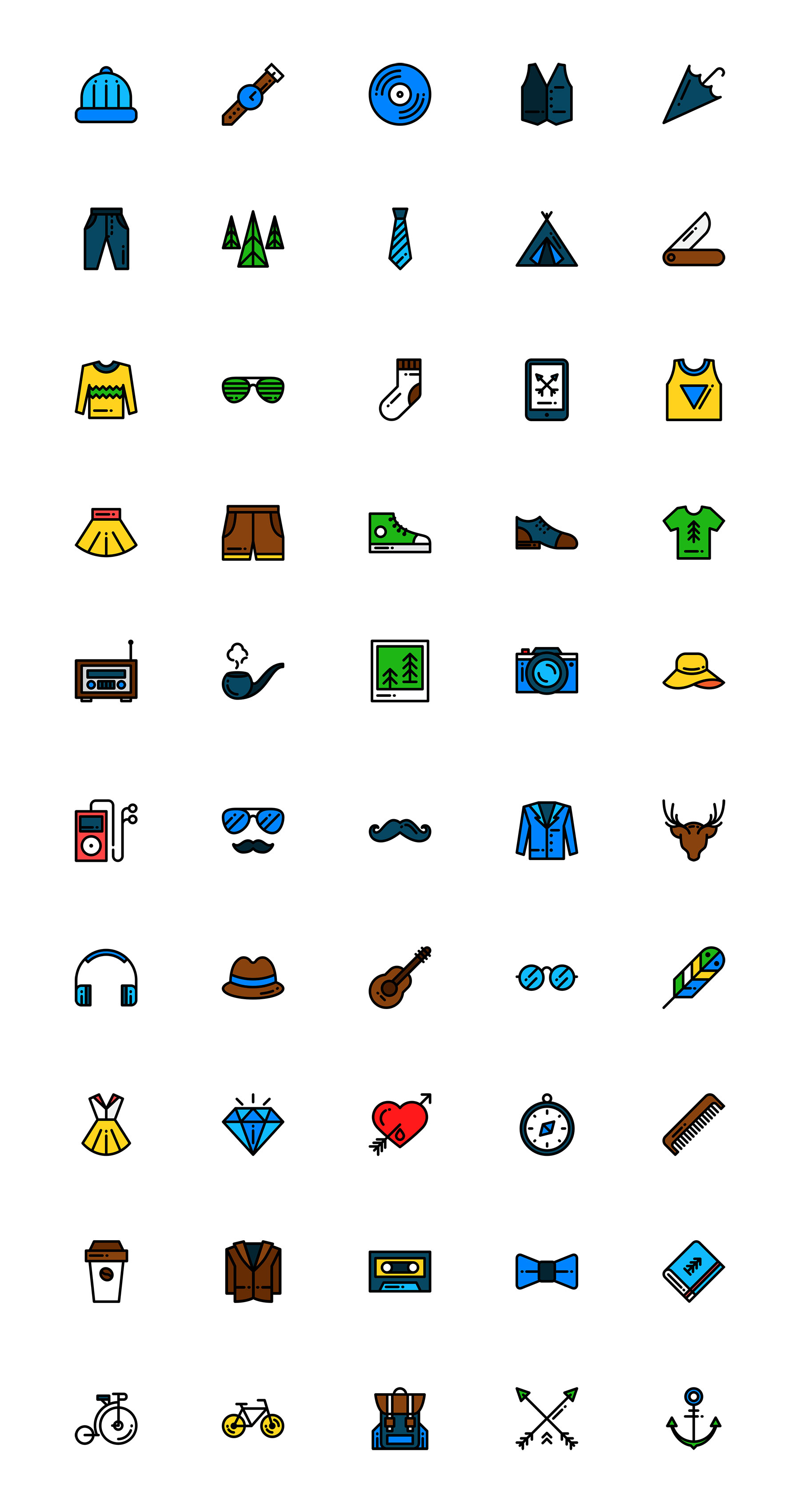 50 枚潮客元素图标