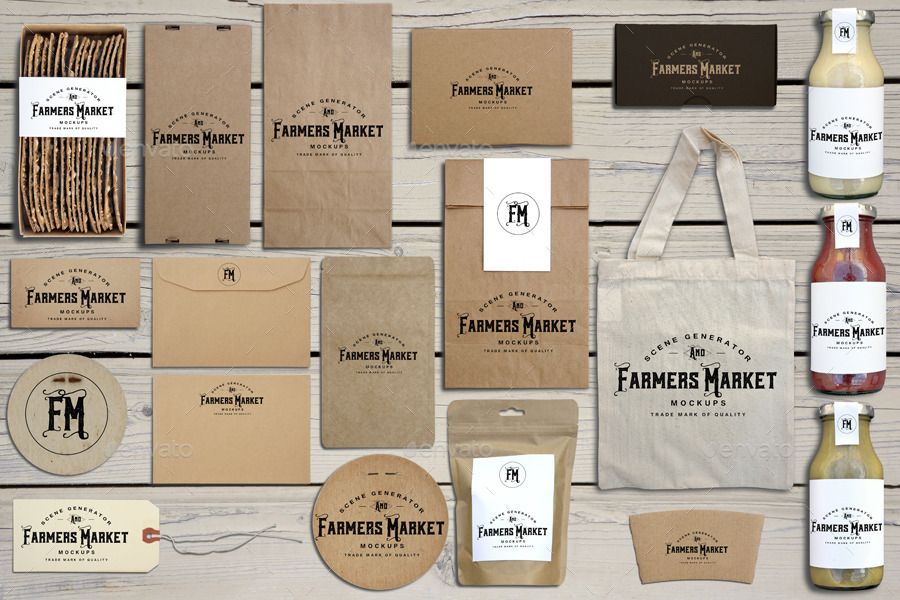 Farmers Market Scene Generator农贸市场场景生成器 1.56 GB[psd]插图(2)