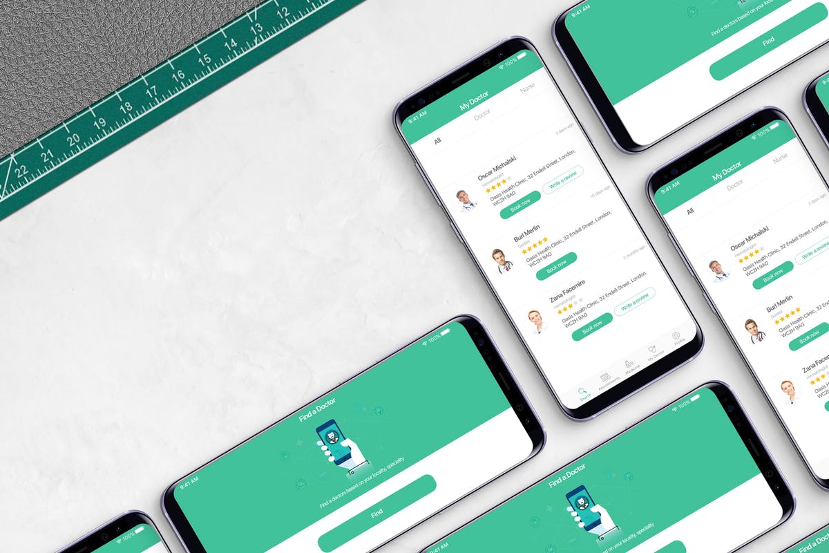 三星智能手机S9应用程序演示设备样机 S9 Mockup插图