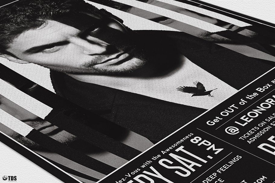 夜店俱乐部狂欢派对传单模板 Release Yourself Flyer PSD插图(6)