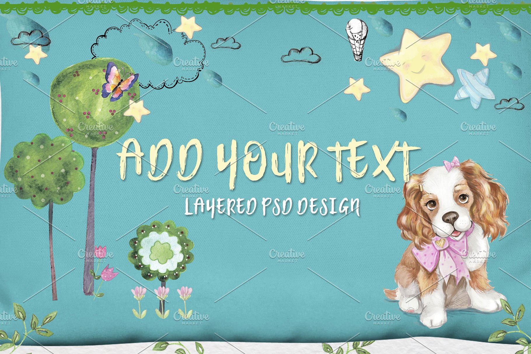 超级可爱儿童主题设计素材合集[2.24GB] FAIRY-TALE LAND插图(28)