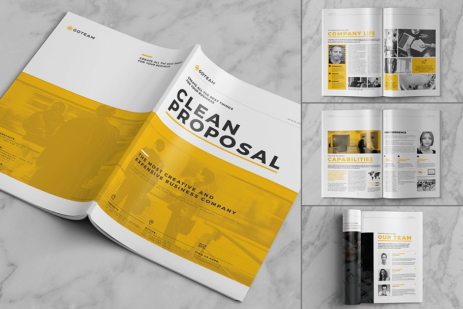 20款创意画册企业文宣手册模板 Big Bundle – 20 Creative Brochures插图(1)