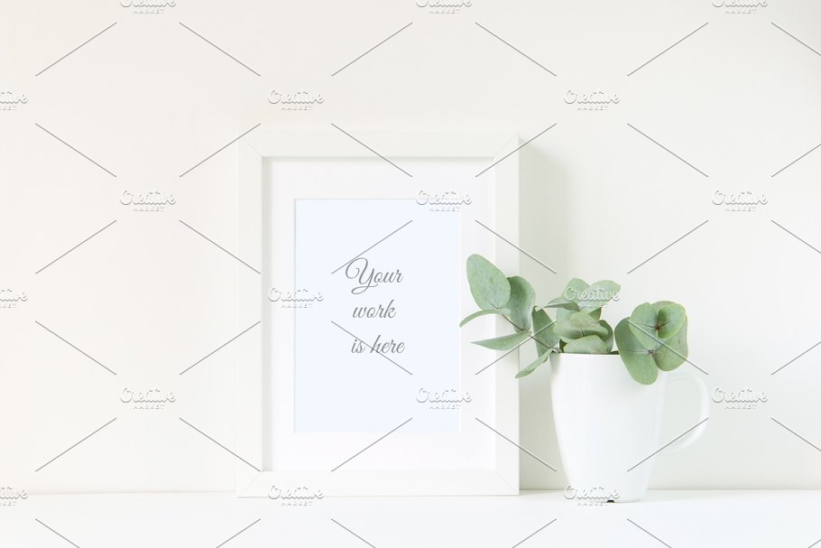 简约风相框样机 Style frame mockup插图(2)