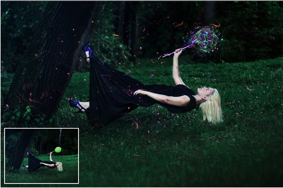 4K高清分辨率魔幻光线叠层背景V2 4K Magic Light Overlays Vol. 2插图(1)