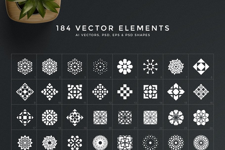 五星好评几何Logo制作套件[1.81GB] Geometric Logo Creation Kit Arab Ed.插图(2)