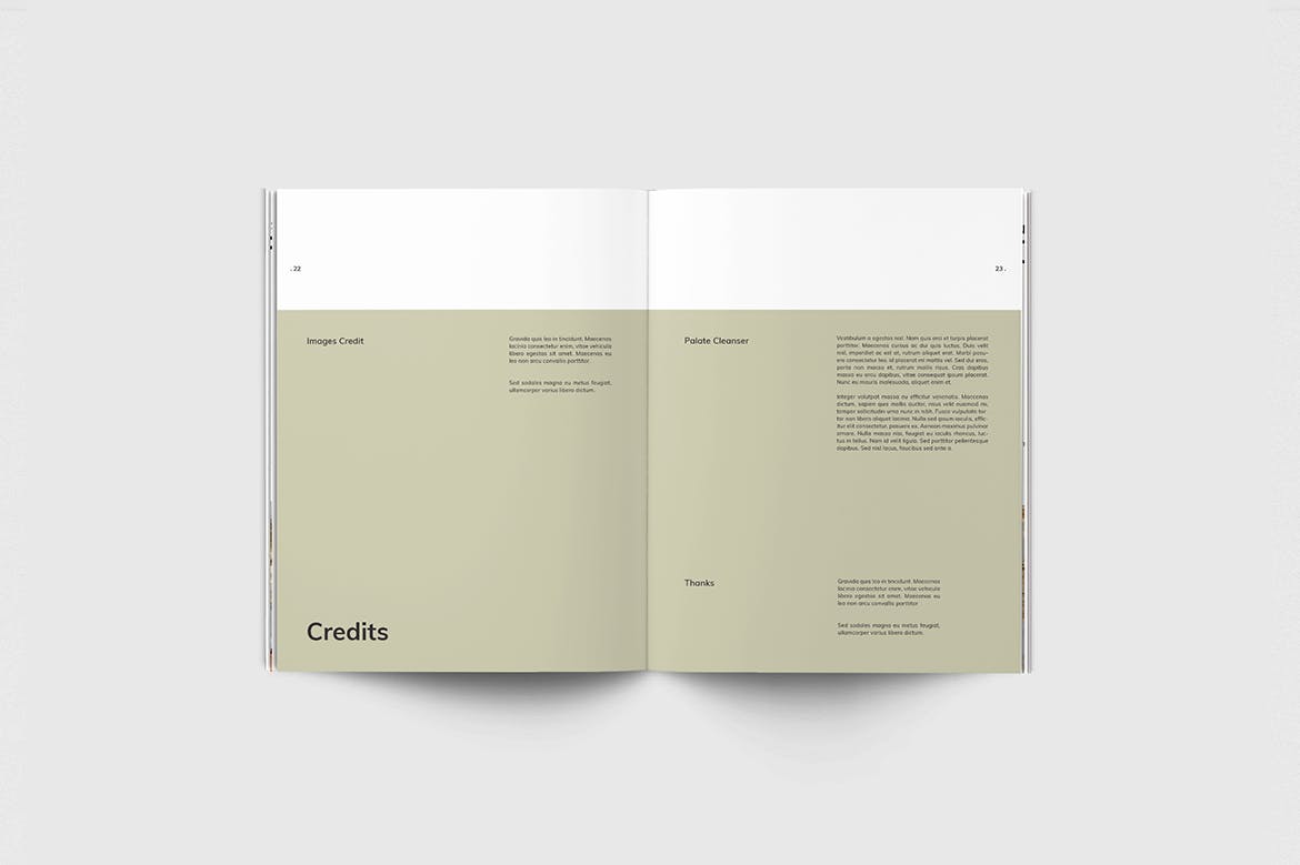 菜谱菜单图书/美食杂志版式设计模板 Cookbook插图(9)