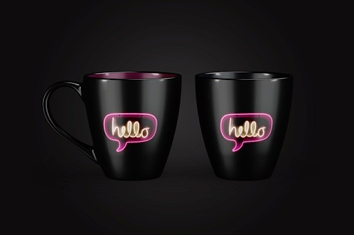 宽口马克杯陶瓷杯图案设计展示素材库精选v10 Mug Mockup 10插图(3)