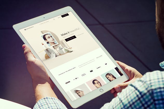 实物拍摄手持iPad Pro样机v6 iPad Pro Mockups v6插图(6)