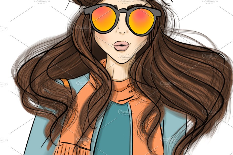 “春天百花开”-手绘水彩插画合集 Happy Spring Hand Drawn Illustration插图(1)