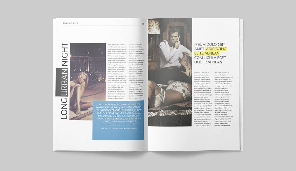 多行业适用专业素材库精选杂志排版设计模板 Magazine Template插图(4)